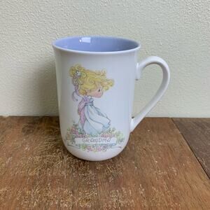 Precious Moments Vintage 80s 90s Grandma‎ Keepsake Coffee Tea Mug Gift